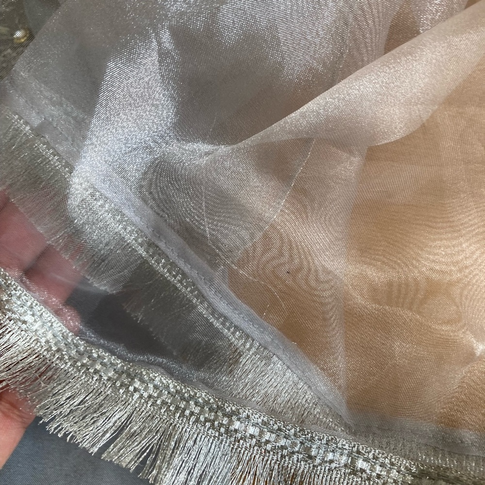 Elegant Embroidered Dress with Gold Accents desi style - Picture 4 of 4